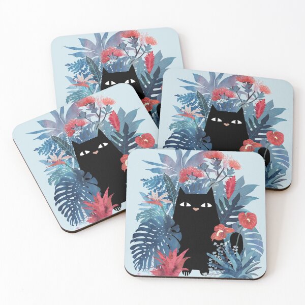 Popoki Coasters (Set of 4)