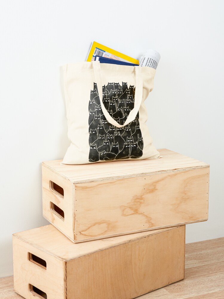 Alternate view of Suspicious Cats Tote Bag
