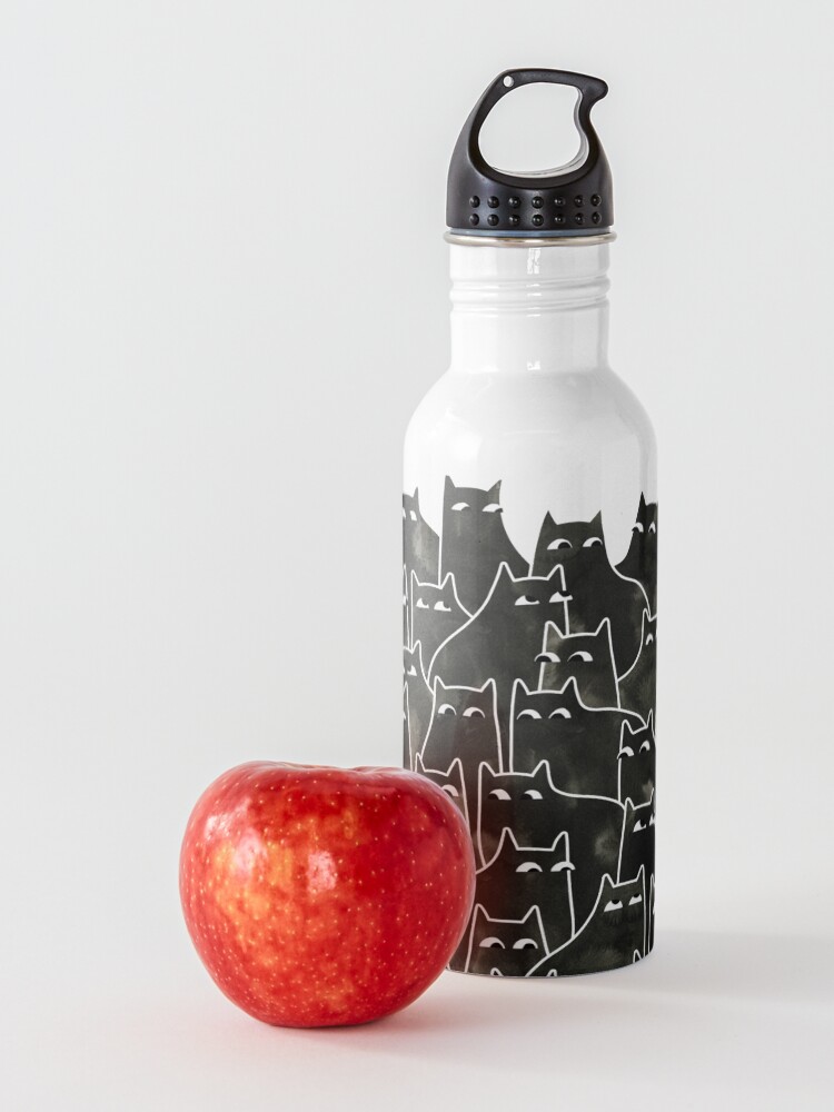 Alternate view of Suspicious Cats Water Bottle