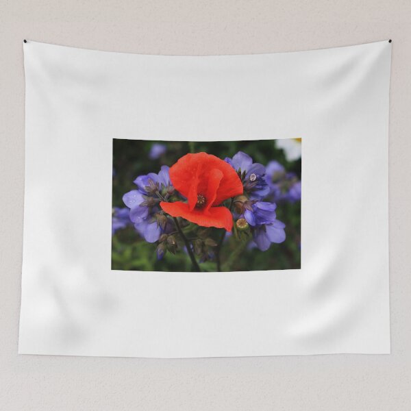 Item preview, Red Poppy & Jacob's Ladder designed and sold by AnnDixon.