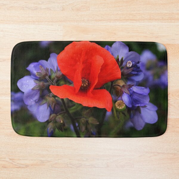 Item preview, Red Poppy & Jacob's Ladder designed and sold by AnnDixon.