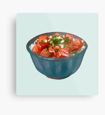 poke bowl Metal Print