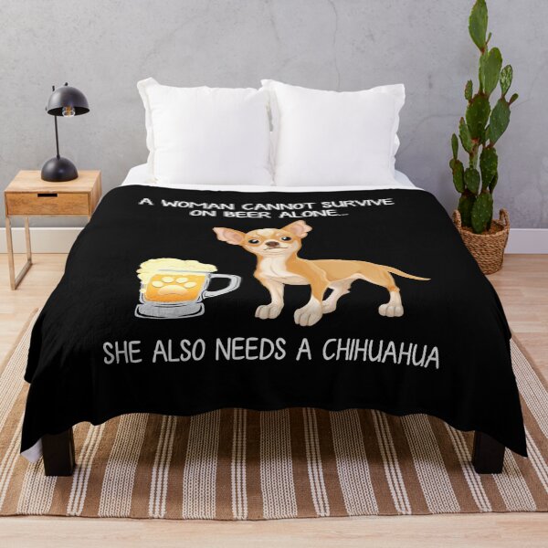 Item preview, Chihuahua Mom and Beer Funny dog gift designed and sold by TeeDoozy.