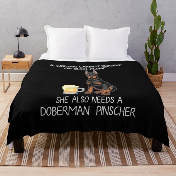 Item preview, Doberman Pinscher Mom and Beer Funny dog gift designed and sold by TeeDoozy.