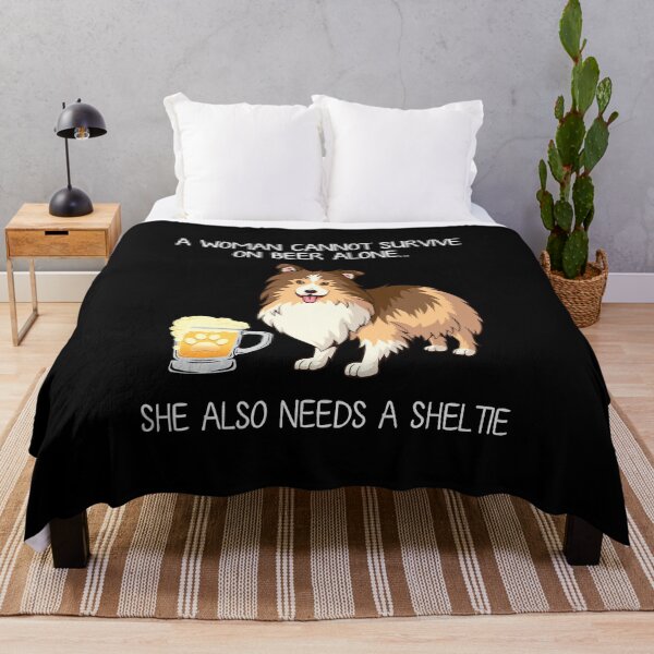 Item preview, Sheltie Mom and Beer Funny dog gift designed and sold by TeeDoozy.