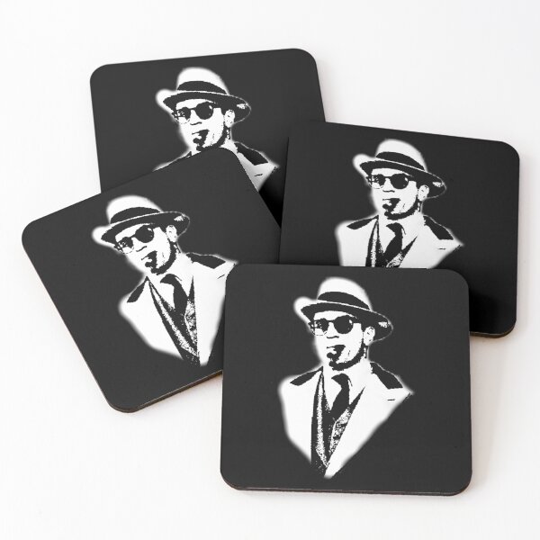 Item preview, Robert De Niro smoking Al Capone mafia gangster movie Untouchables painting black and white designed and sold by xsdni999.