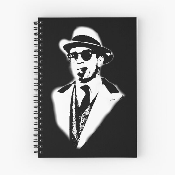 Item preview, Robert De Niro smoking Al Capone mafia gangster movie Untouchables painting black and white designed and sold by xsdni999.
