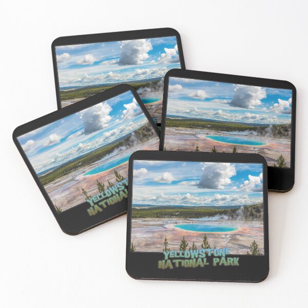 Item preview, Wyoming State Outline (Yellowstone National Park) designed and sold by gorff.