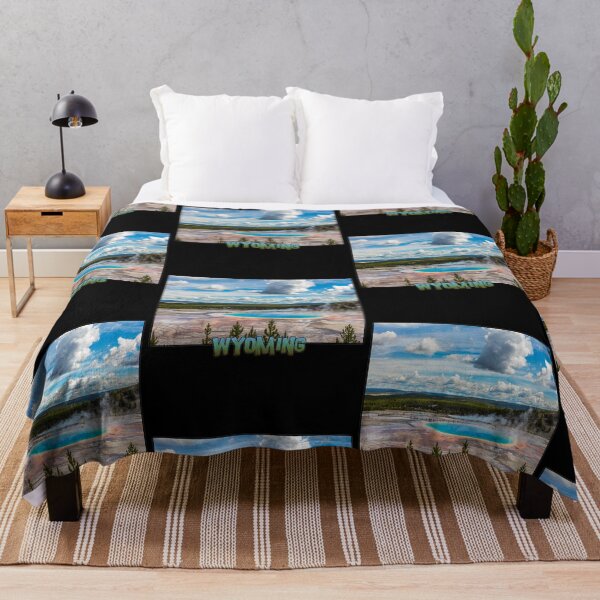 Item preview, Wyoming State Outline (Yellowstone National Park) designed and sold by gorff.