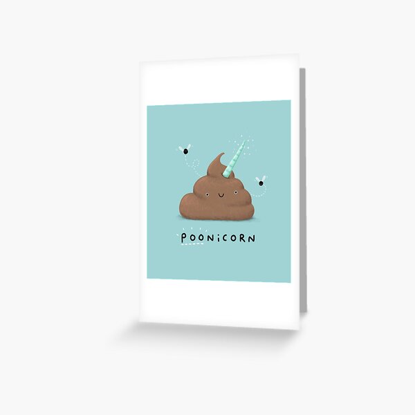 Poonicorn Greeting Card
