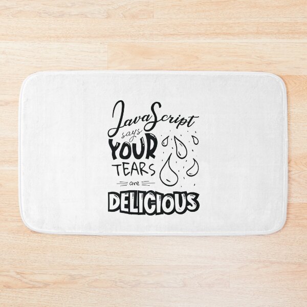 Item preview, Javascript Says - Funny Programming Jokes - Light Color designed and sold by Programming Jokes.