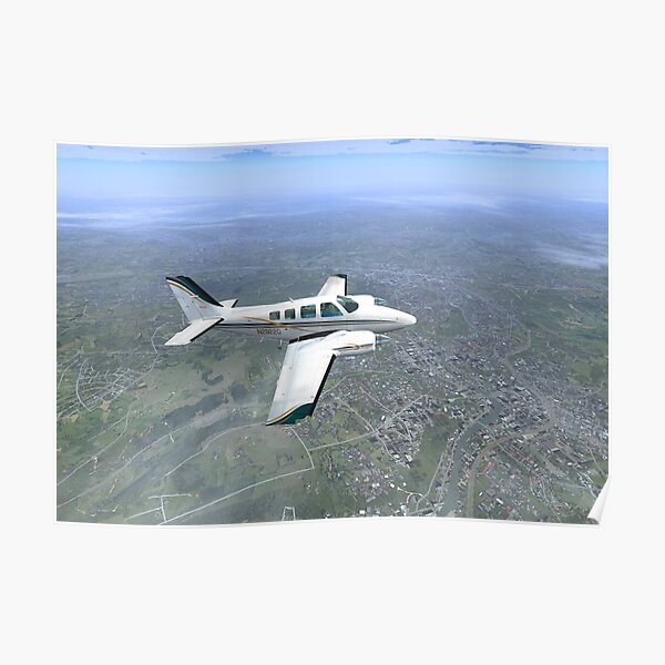 Beechcraft B-58 Baron Poster