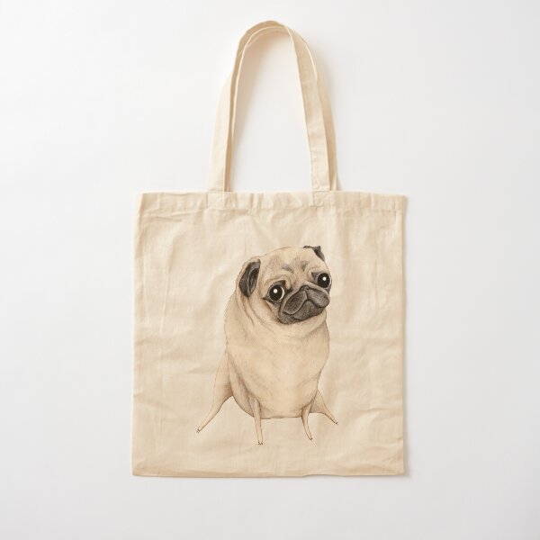 Vista previa del artículo con la obra «Dulce Pug Cervatillo», diseñado y vendido por Sophie Corrigan.