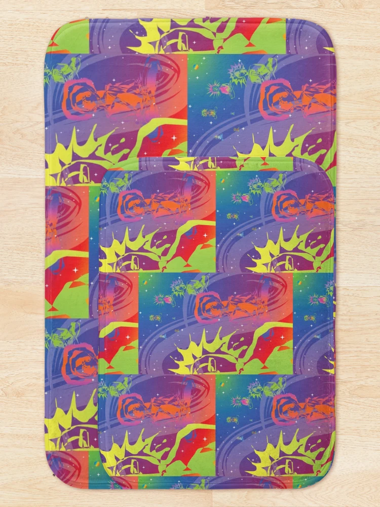 Thumbnail 5 of 6, Bath Mat, Cosmic Caravan designed and sold by InfinitePathArt.