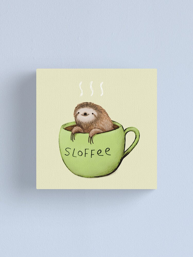 Alternate view of Sloffee Canvas Print