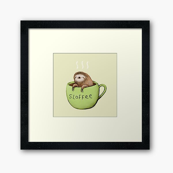 Sloffee Framed Art Print