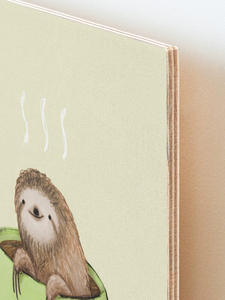 Alternate view of Sloffee Mounted Print