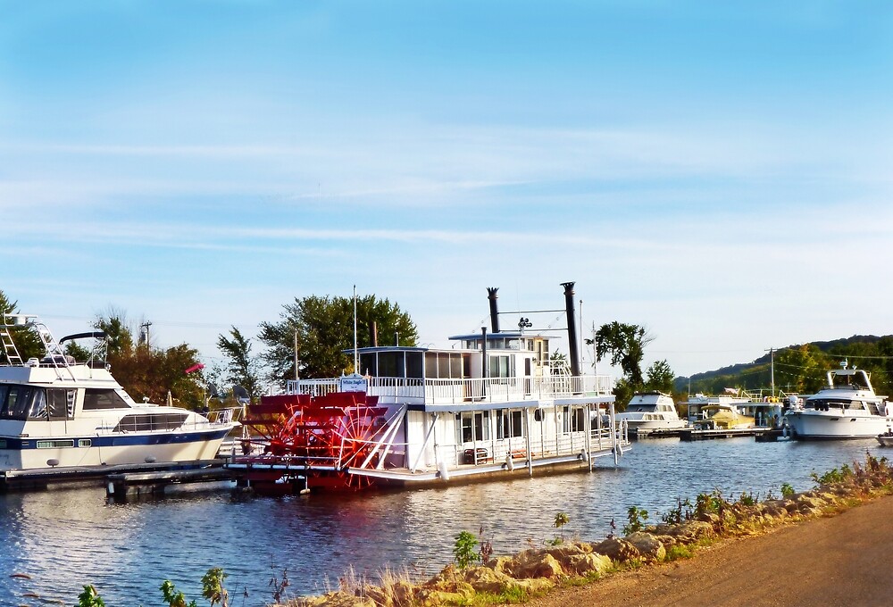 "Sabula, Iowa Marina" by Nadya Johnson Redbubble