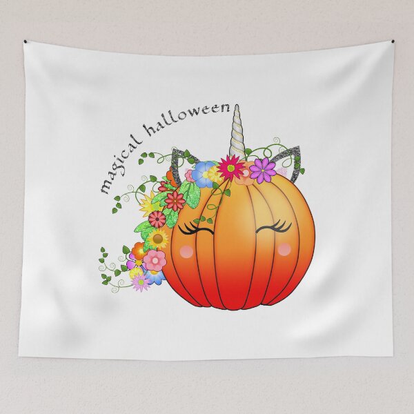 Item preview, Magical Halloween Delight: Unicorn-Infused Pumpkin designed and sold by talgursmusthave.