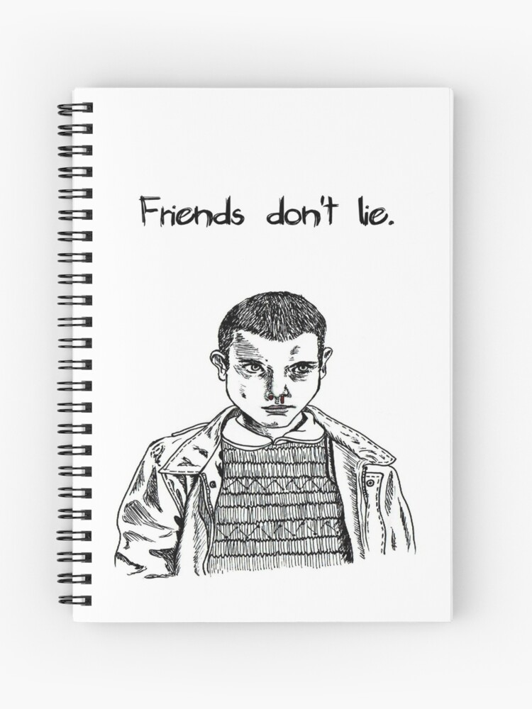 stranger things Friends dont lie  Art Board Print for Sale by M-Farouk