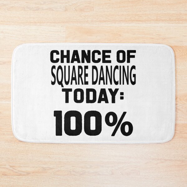Item preview, SQD Chance BLK designed and sold by Square Dancing Gifts & Merchandise.