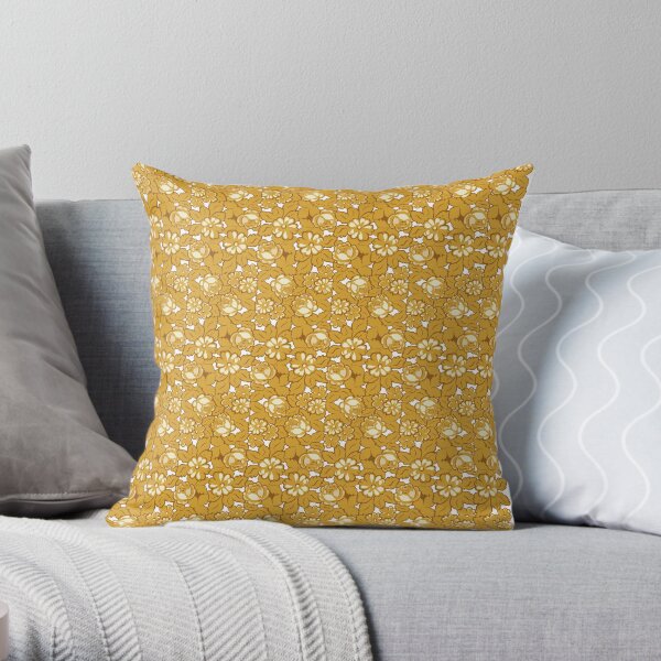 Rosenmuster... Throw Pillow