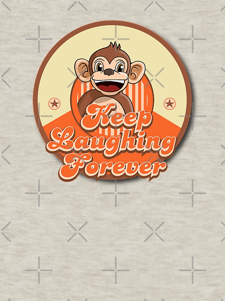 Keep Laughing Forever Retro Monkey by warrant311