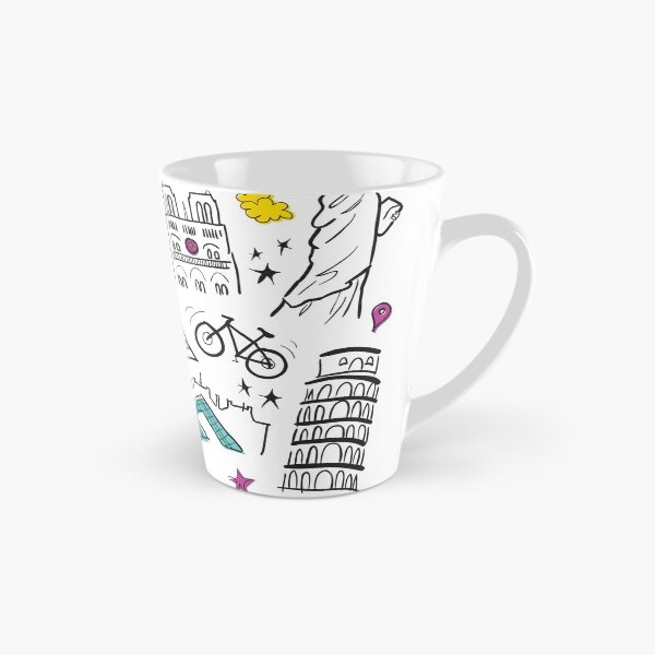 Item preview, Travel doodles world landmarks designed and sold by FFelder.