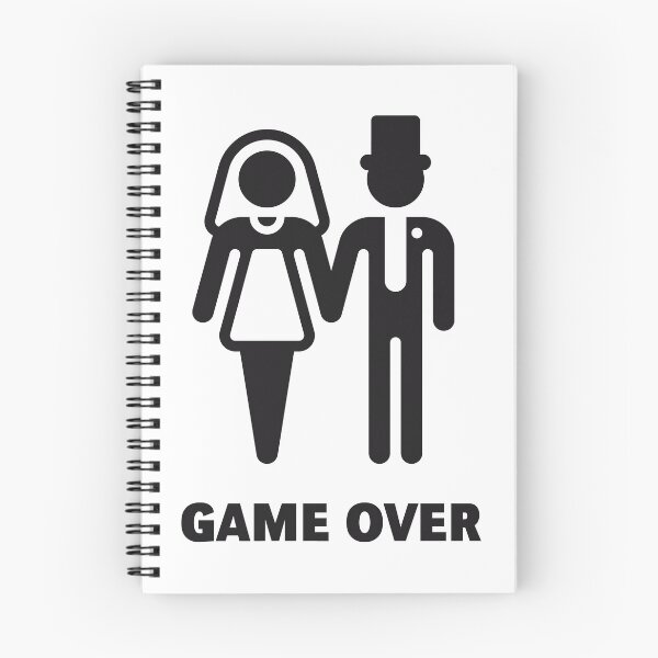 Item preview, Game Over (Stag Party / Hen Night / Wedding / Marriage / Bachelor Party / Black) designed and sold by MrFaulbaum.
