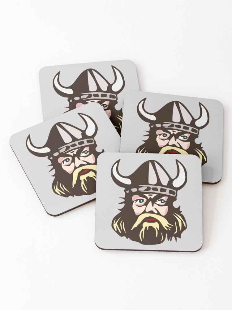 "Viking" Coasters (Set of 4) by 32BlackRoses Redbubble