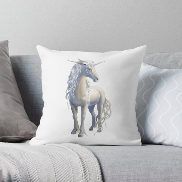 Beautiful Unicorn Throw Pillow Throw Pillow