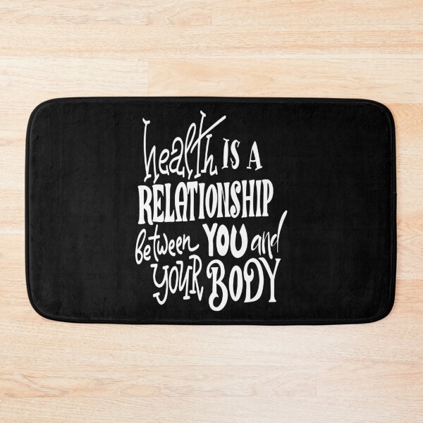 Item preview, Health Is A Relationship Between You And Your Body Inspirational Quotes designed and sold by ProjectX23.
