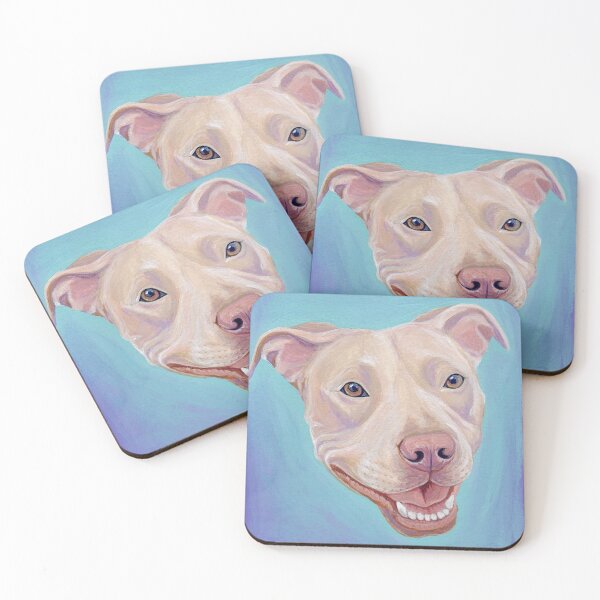 Item preview, Tan Pitbull Zita Painting designed and sold by Becky Farmer.