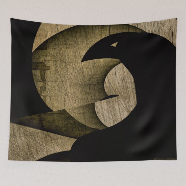 Item preview, Wounded Magpie designed and sold by CurvilinearArt.