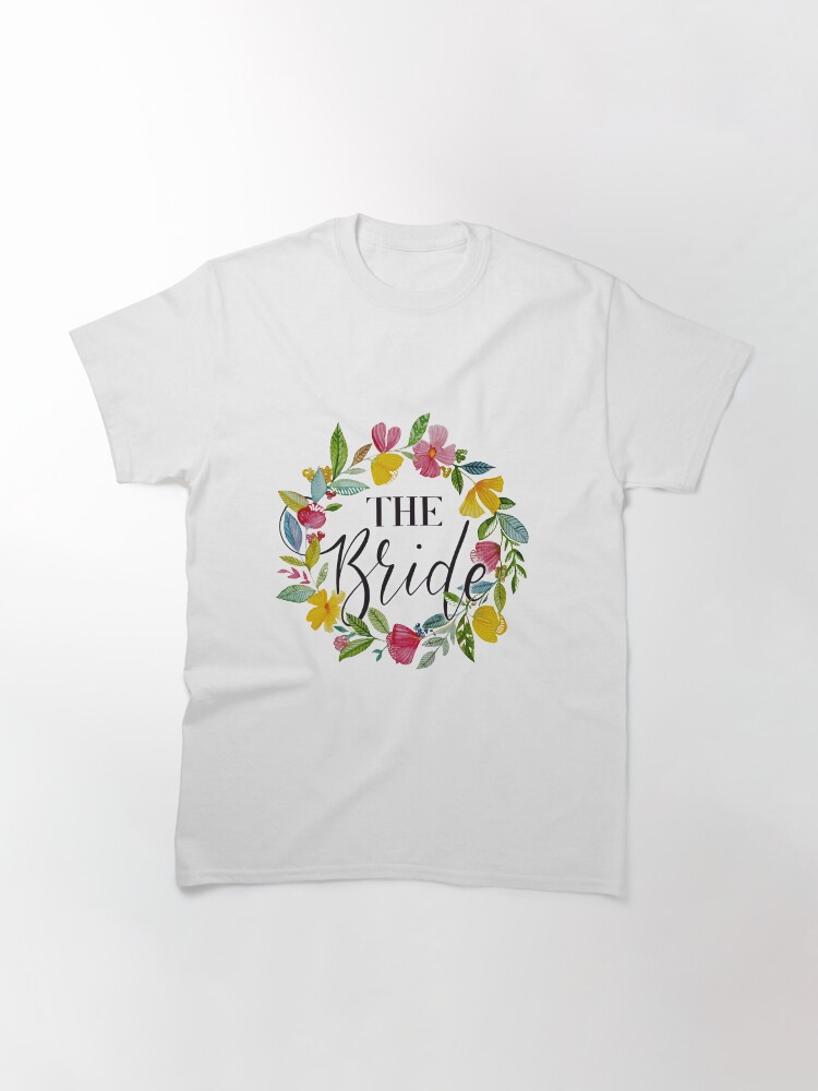 Alternate view of The Bride flower wreath Classic T-Shirt