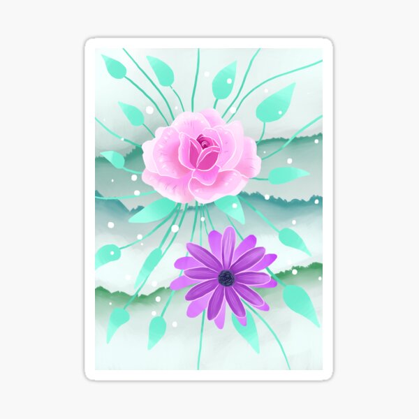 Gentle Flowers Sticker