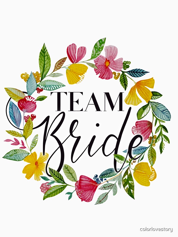 Team Bride Blumenkranz von colorlovestory