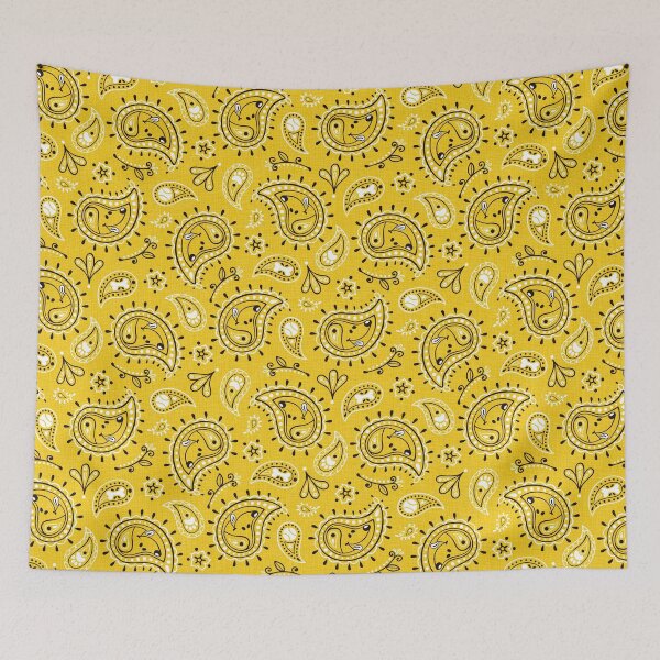 Item preview, Retro Dog Paisley - Yellow designed and sold by miavaldez.