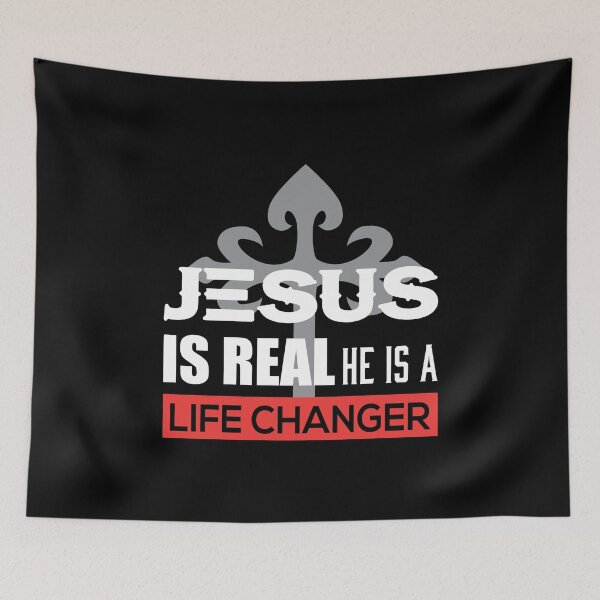 Item preview, Trendy Jesus is real he is a life changer Coptic Orthodox Catholic Evangelical and more T-shirt designed and sold by Peter Azeez.