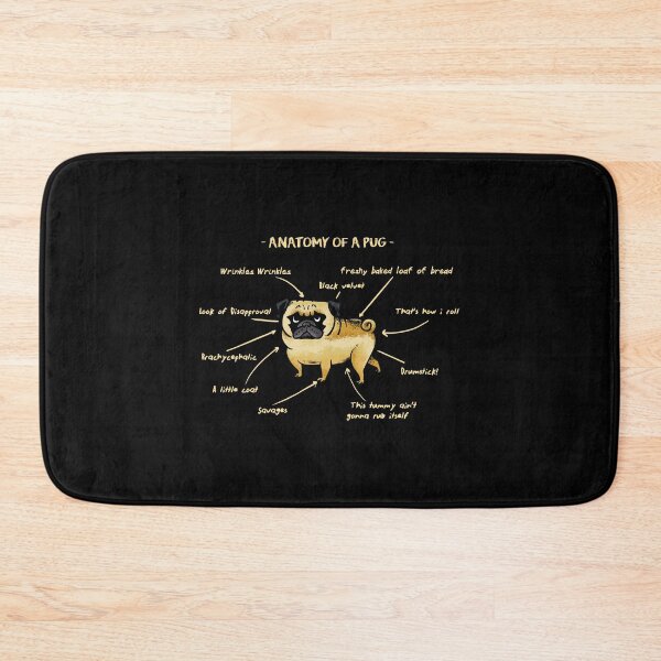 Item preview, Anatomy of A Pug designed and sold by Huebucket.