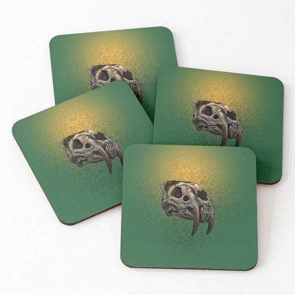 Item preview, Sabertooth skull (color version) designed and sold by Mark Arandjus.