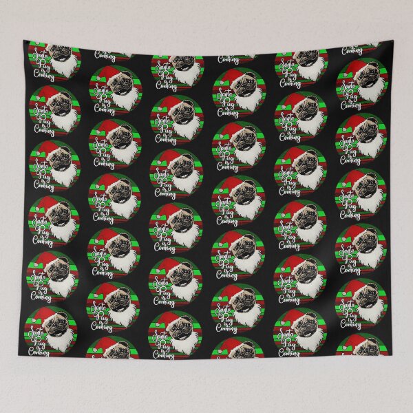 Item preview, Christmas Pug Santa designed and sold by RiffXS.