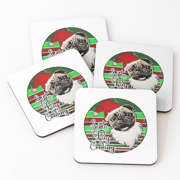 Item preview, Christmas Pug Santa designed and sold by RiffXS.