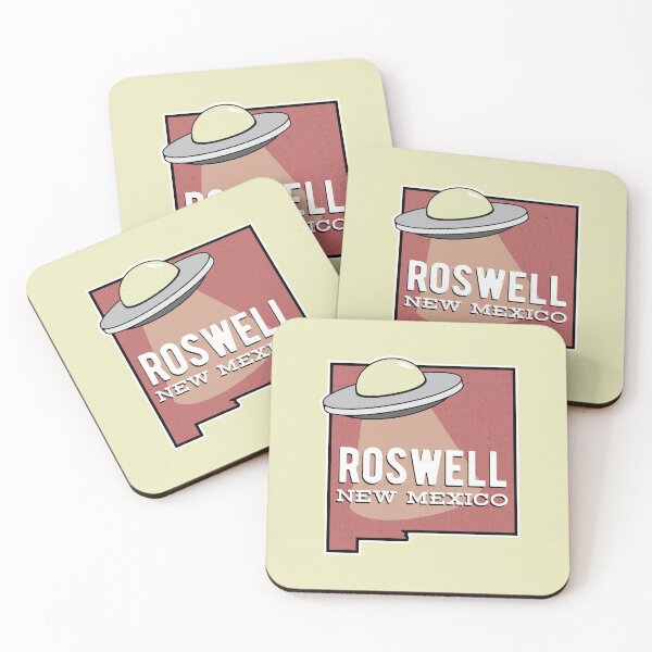Item preview, Roswell New Mexico UFO Sticker designed and sold by HolidayShirts.