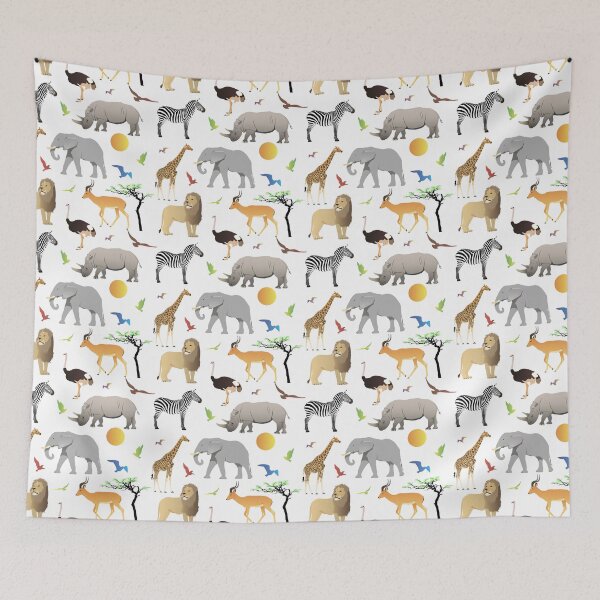 Item preview, Safari Savanna Various Animals designed and sold by NorseTech.