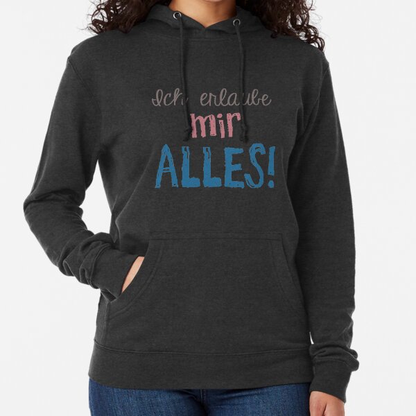 I ALL allow myself Lightweight Hoodie