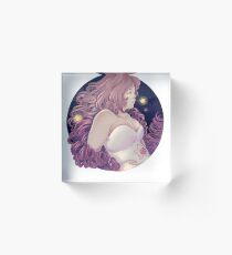 Rose Acrylic Block