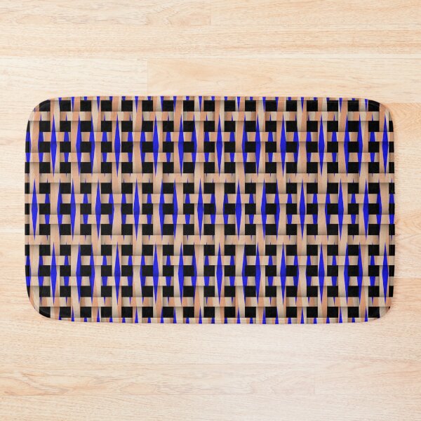 Item preview, Wooden Weave With Blue Pattern designed and sold by MarkUK97.