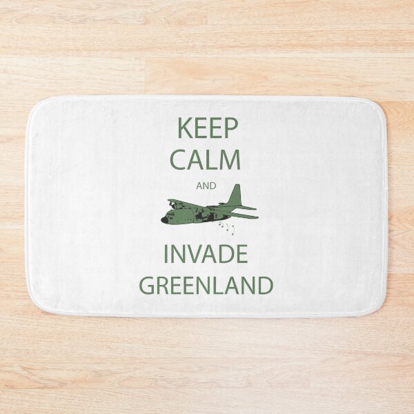 Item preview, Keep Calm And Invade Greenland Trump Humor designed and sold by teenugs.