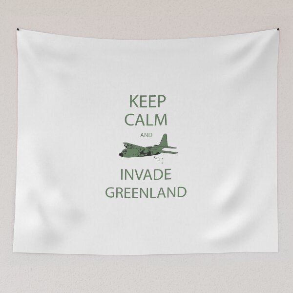 Item preview, Keep Calm And Invade Greenland Trump Humor designed and sold by teenugs.